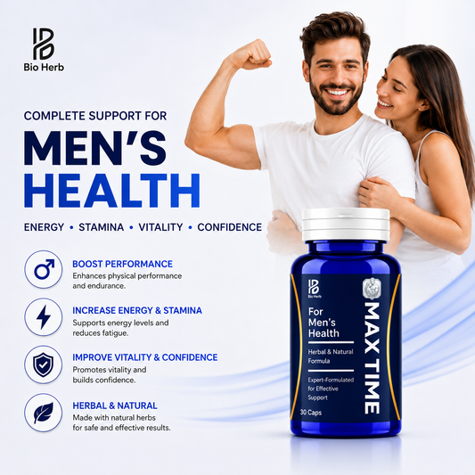 Max-Time For Men's Health 100% Herbal Formula...